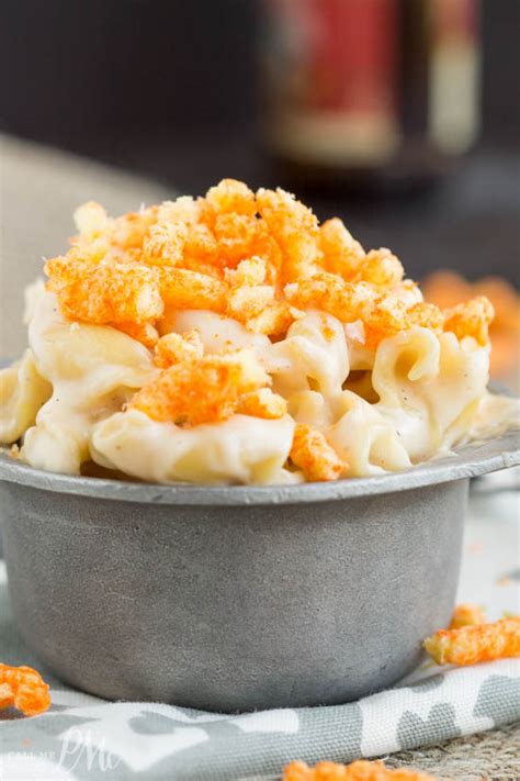 Eight Cheese Mac N Cheese With Cheetos Recipe Call Me Pmc
