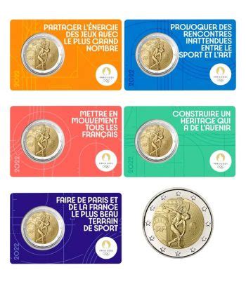 Moneda 2 Euros Francia 2023 Olimpiada Paris 2024