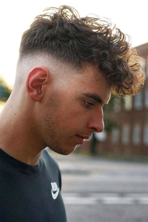 Long top, short sides and back Various Curly Hairstyles For Men To Suit Any Occasion ...