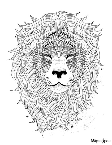 Lion Coloring Page Skip To My Lou Coloring Home