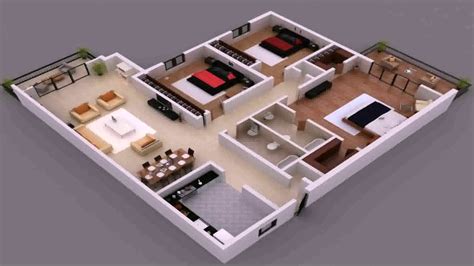 5 Room House Plan Youtube