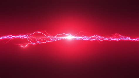 Red Lightning Loop Able Stock Footage Video 100 Royalty Free
