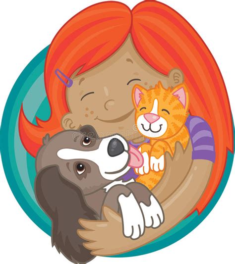 We offer custom dog grooming, cat grooming and pet grooming services to our clients in richmond hill and toronto area, from breed specific cuts to a quick trim and wash. I love my pets stock vector. Illustration of smile, cuddle ...
