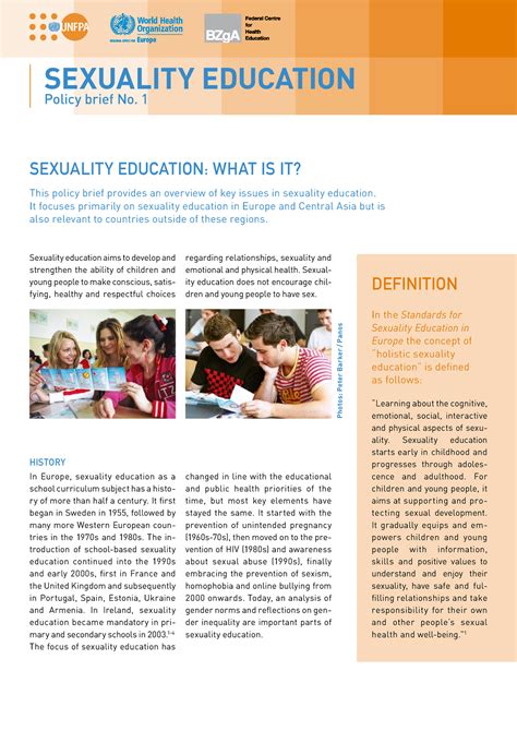 25 sexuality education article author world health organization sexuality education what