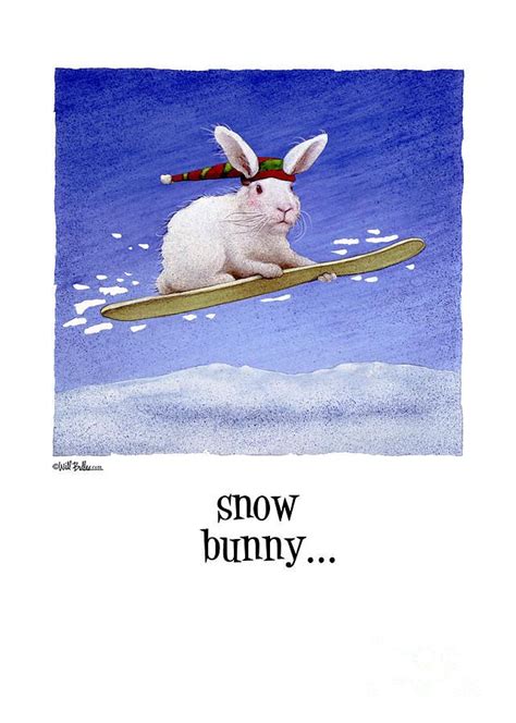 Will Bullas Art Bunny Artwork Snow Bunnies Rabbit Art