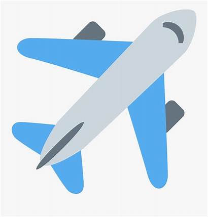 Icon Plane Clipart Crash Transparent Airplane Twemoji