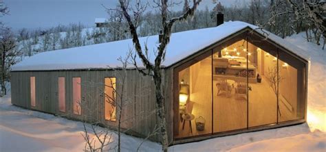 Minimalist Mountain Cabin In Norway