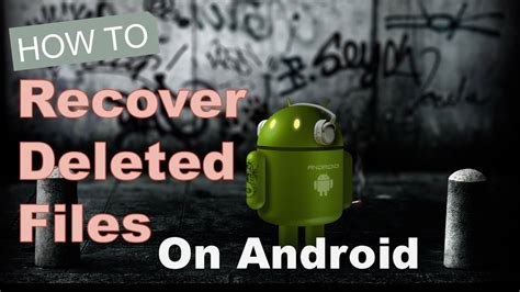 How To Recover Deleted Files On Android Phone With Ease Youtube