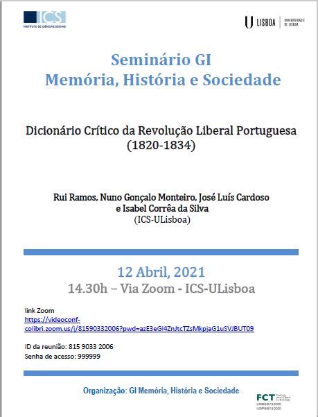 Seminário Gi Memória História E Sociedade S Dicionário Crítico Da