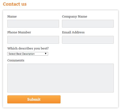 5 Examples Of Web Form Design Best Practices