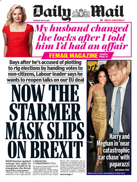 Daily Mail Front Page Th Of May Tomorrow S Papers Today