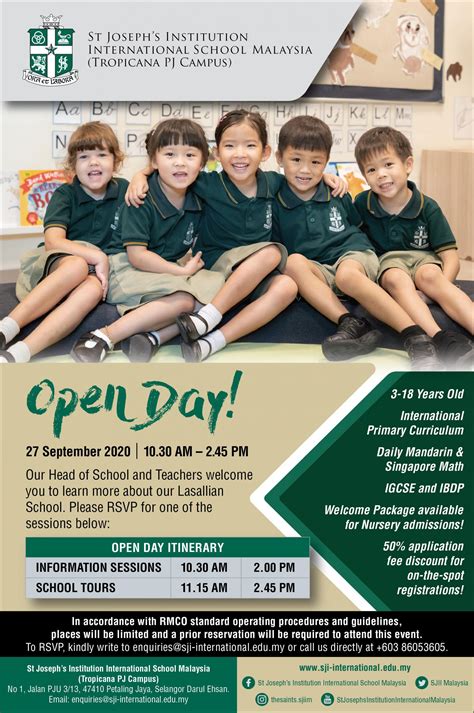 St Josephs Institution International School Malaysias Upcoming Open