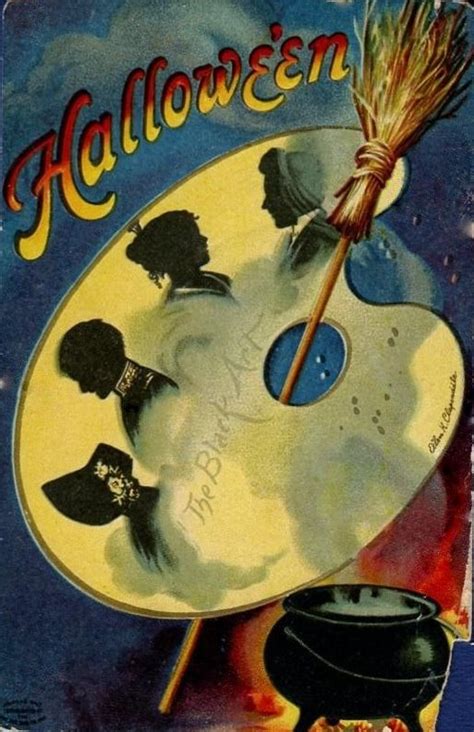 More Things Than Are Dreamt Of 20 Spooky Vintage Halloween Postcards
