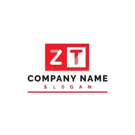 Zt Logo Design Zt Letter Logo Vector Illustration Vector Stock