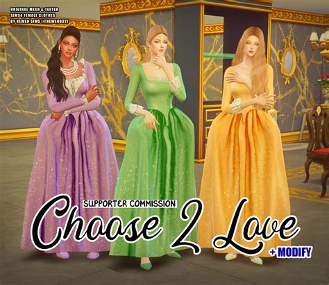 Choose 2 Princess Love Set Dress The Sims Book