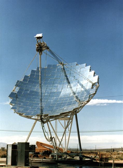 A View Of One Of The Experimental Parabolic Dish Concentrator Modules