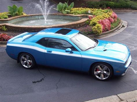 Purchase Used Near Flawless 2010 Dodge Challenger Srt8 Rare B5 Blue Pearl Low Miles And Loaded