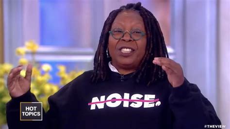 Noise Sweatshirt Worn By Whoopi Goldberg On The View January 31 2019