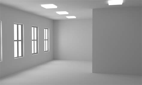Premium Photo Modern Bright Interiors Empty Room 3d Rendering
