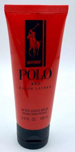 Polo Red Intense After Shave Balm By Ralph Lauren 34oz100ml New