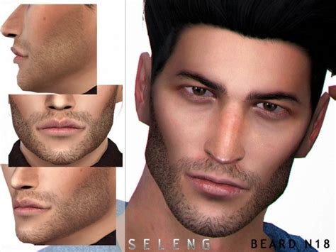 Facial Hair Custom Content • Sims 4 Downloads