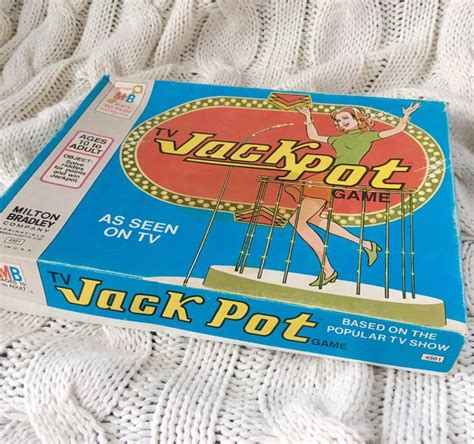 Vintage Tv Jackpot Board Game Jack Pot Complete In Box Etsy