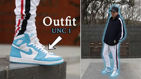 Styling Air Jordan 1 Unc Cozy Outfits Ft Mnml La Track Pants And