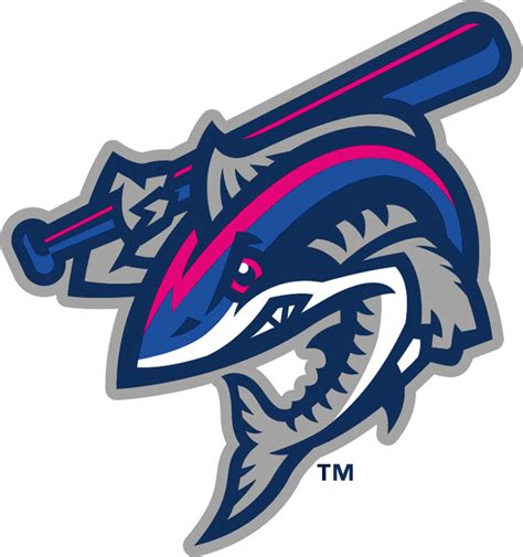 Pensacola Blue Wahoos Logo Secondary Logo Southern League Sl
