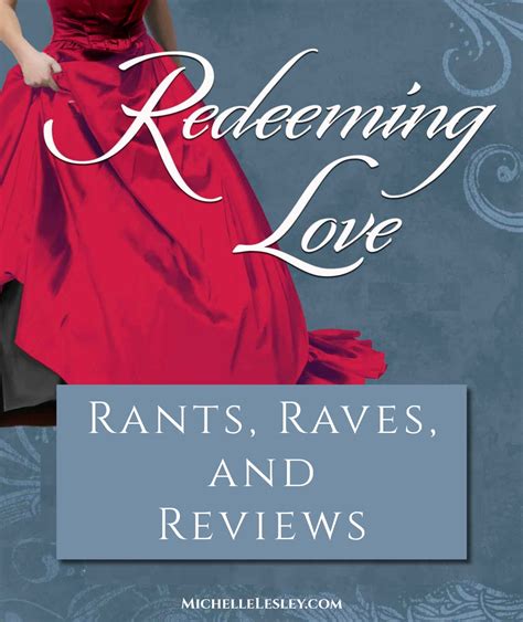 Redeeming Love Rants Raves And Reviews Michelle Lesley