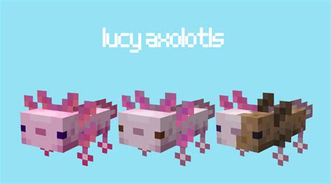 Als Axolotls Revamped Screenshots Minecraft Resource Packs