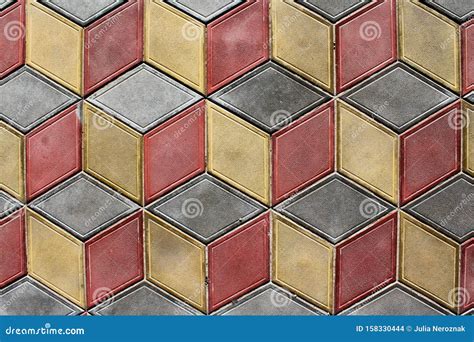 Geometric Tiles Texture Background Stock Image