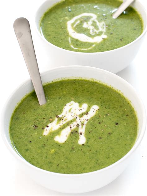 Creamy Broccoli Spinach Soup With Greek Yogurt Chef Savvy