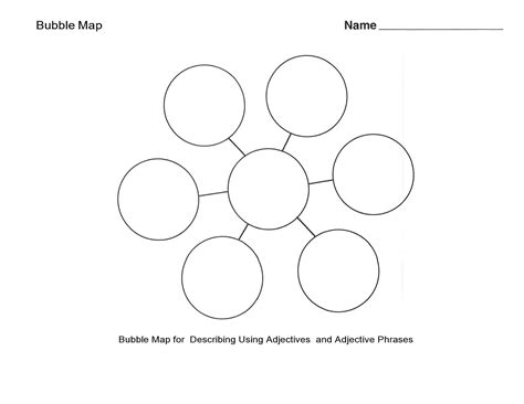 Free Bubble Map Template