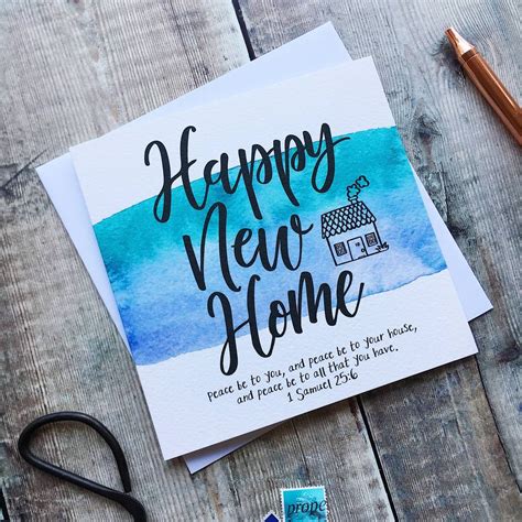 Happy New Home Bible Verse Card By Izzy And Pop