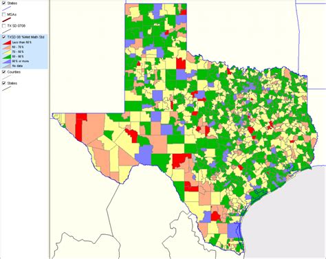 Texas School District Map Free Printable Maps