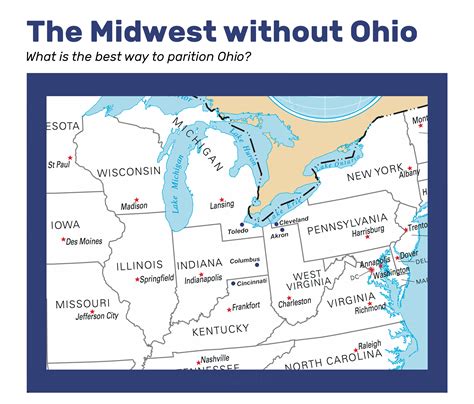 Ohio Indiana Border Maps Us And World