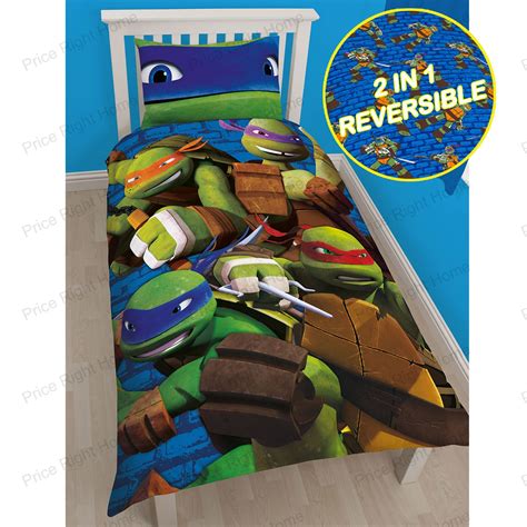 Check spelling or type a new query. TEENAGE MUTANT NINJA TURTLES BEDDING SINGLE DUVET COVER ...