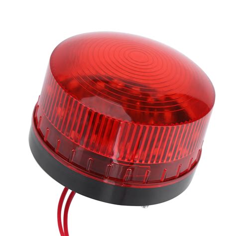 Ac 110v Red Led Strobe Flash Warning Light Lamp Signal Tower Beacon