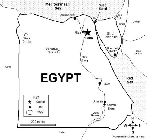 Map Of Egypt Coloring Page Free Printable Coloring Pages For Kids
