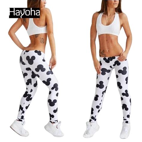 Hayoha New Spring And Autumn Adventure Time Fitness Women Leggings 2017