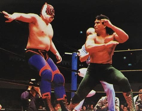Ricky The Dragon Steamboat Defending The NWA Title Against Tiger Mask