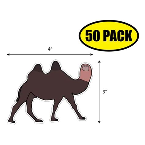 50 pack 4andx3and camel toe sticker decal humor funny t vg0108 35 00 picclick