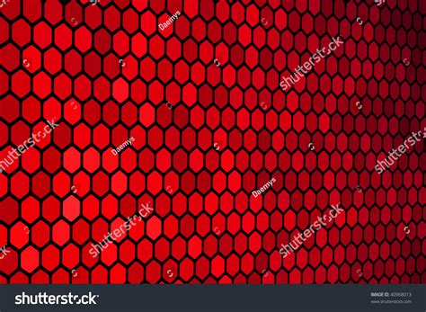 Red Hexagon Pattern Stock Photo 40968013 Shutterstock