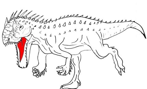 But now we are gonna see who's the deadlier hybrid. Indoraptor Indominus Rex Coloring Page - kidsworksheetfun