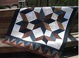 Pictures of Queen Size Carpenter''s Star Quilt Pattern