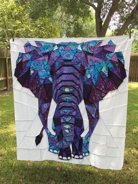 Elephant Abstractions By Violet Craft Made With Kaffe Fassett