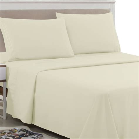 Twin Size Bed Sheet Sets Luxury Bedding Sheet Set Deep Pocket Fitted