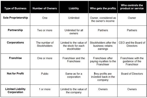 Lesson 401 Types Of Businesses