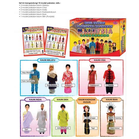 Selain itu, malaysia juga merupakan tanah air kepada sebanyak kira kira 80. Model Pakaian Tradisional Masyarakat Malaysia | Shopee ...