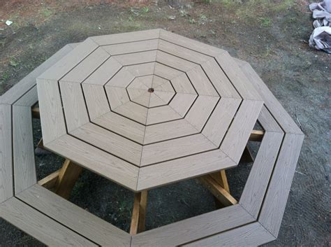 Ana White Octagonal Picnic Table Diy Projects